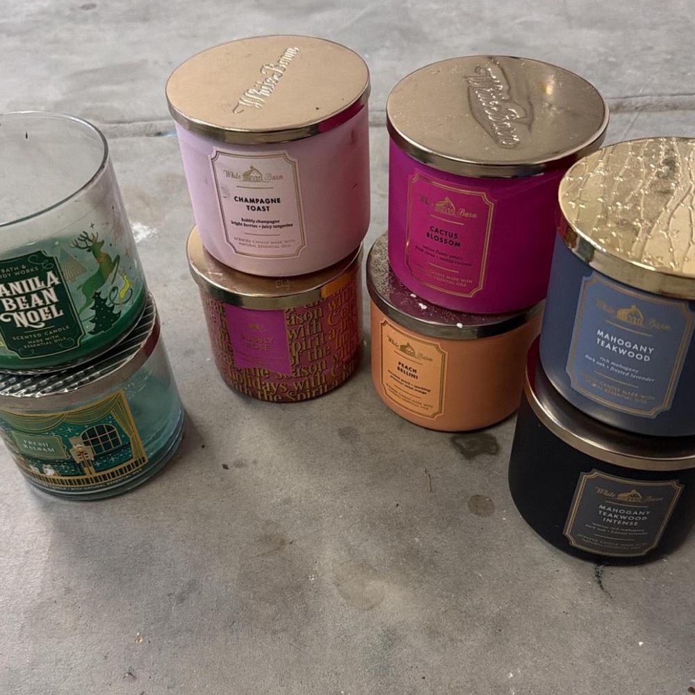 Bath & body works empty candles